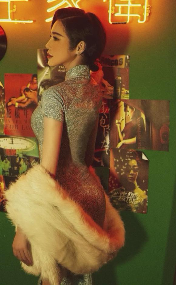 Elly Trần khoe nét đài các hút mắt với sườn xám-1