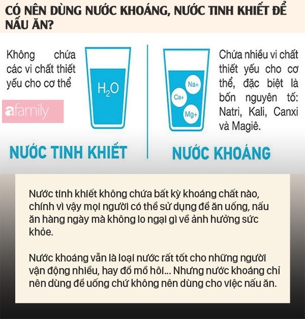 Hà Nội khủng hoảng nước sạch nhưng dùng nước khoáng, nước tinh khiết để nấu ăn có thực sự tốt không?-4