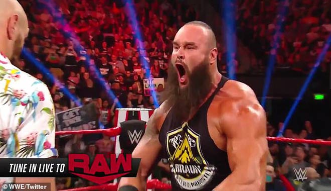 Gã hề boxing” Fury bị dọa tái mặt khi quyết chiến đô vật 2m03-1