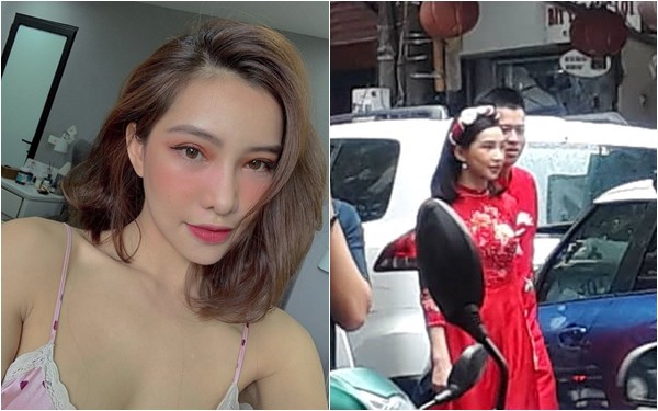 Sốc với nhan sắc thật của hot girl thị phi Lưu Đê Ly trong ngày tổ chức đám hỏi, khác xa với ảnh sống ảo long lanh trên mạng-4