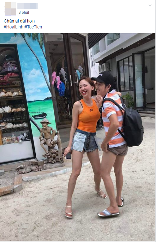 Không phải mỹ nhân gợi cảm nào khác, Tóc Tiên lại thích đọ chân dài với người đàn ông quyền lực nhất showbiz này-1