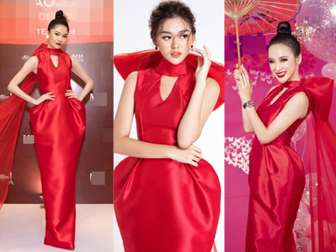 Á hậu Thùy Dung có bao ý tưởng diện váy đẹp xinh và thanh lịch thế này, chị em không tham khảo thì quá phí-11