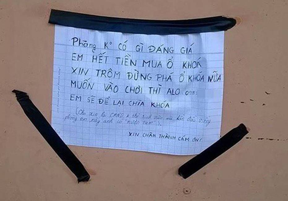 Lời nhắn nhủ của gia chủ dành cho những tên trộm có liêm sỉ và biết xấu hổ khiến dân mạng bật cười-3