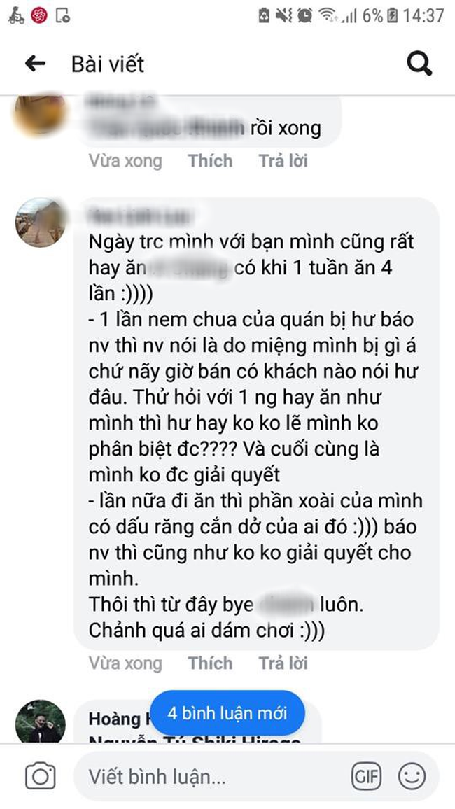 Đi ăn quán bún đậu nức tiếng ở Bình Thạnh, cô gái tá hỏa khi phát hiện bún mốc, nhưng phản hồi sau đó của cư dân mạng mới khiến nhiều người kinh hãi-7