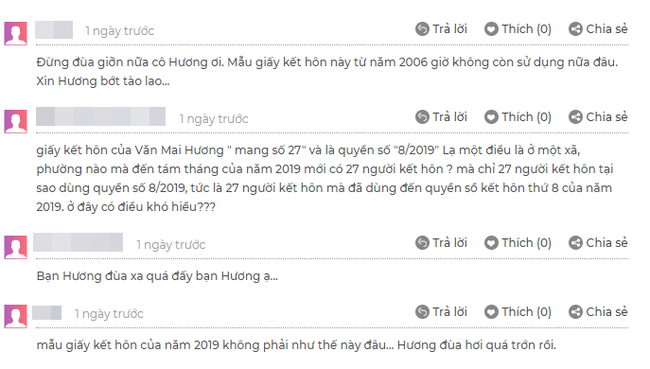 Văn Mai Hương bị bóc phốt lộ giấy đăng ký kết hôn... giả-4