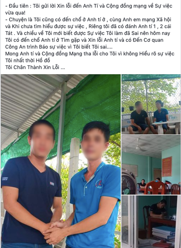 Nam thanh niên đến nhà xin lỗi ông bố say xỉn tát con nhỏ sau khi cùng dân mạng kéo đến dạy bảo trút giận-3