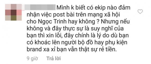 Bị mỉa mai rẻ tiền, não ngắn vì phát ngôn nhan sắc quyết định tất cả, Ngọc Trinh phản ứng ra sao?-3