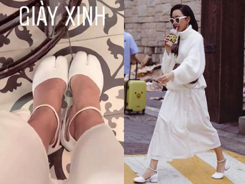 Sành điệu vượt cả Ngọc Trinh, Diệu Nhi là mỹ nhân Vbiz đầu tiên sở hữu 'giày móng heo'