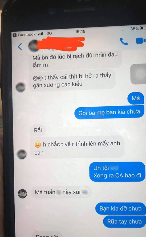 Xôn xao thông tin nhóm thanh niên 5-6 người cướp balo không thành, liền rạch đùi hai sinh viên tại điểm buýt Làng Đại học-2