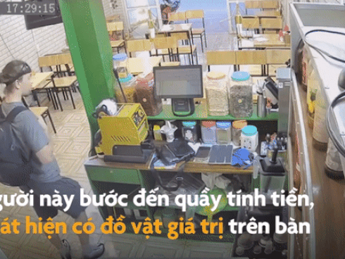 Khách Tây vào tận quầy tính tiền trộm túi xách của chủ quán