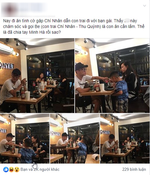 Minh Hà vừa tuyên bố độc thân, Chí Nhân bị bắt gặp hẹn hò tình mới, cách xưng hô với con trai riêng mới gây bất ngờ?-5