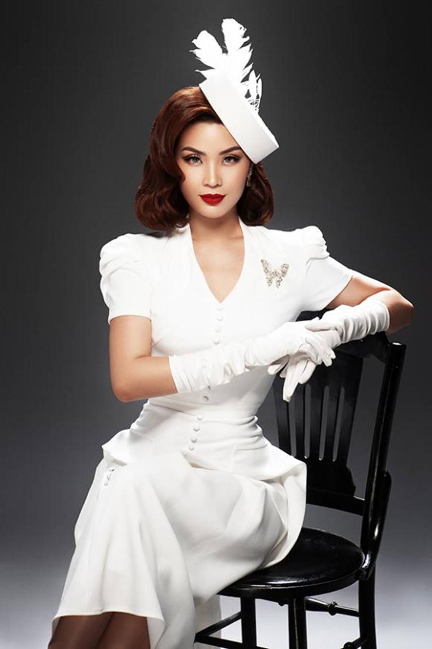 Á hậu Diễm Trang mặn mà, quyến rũ khó cưỡng với style cổ điển-8