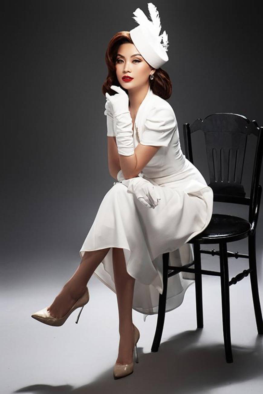 Á hậu Diễm Trang mặn mà, quyến rũ khó cưỡng với style cổ điển-9