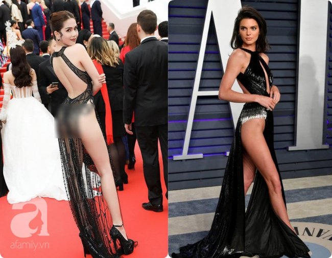 Khoe quần jeans trước sau như một, tưởng không ai dám mặc hóa ra Ngọc Trinh lại đụng hàng với cô em chân siêu dài nhà Kim-7