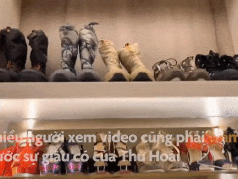 Trấn Thành choáng ngợp trước bộ sưu tập hàng hiệu tiền tỷ của Thu Hoài