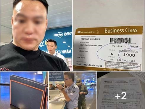 Bỏ quên túi LV ở khoang thương gia máy bay Vietnam Airlines, hành khách lên facebook đăng tin tìm kiếm