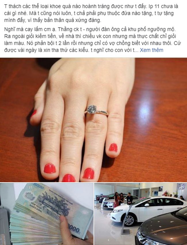 Món quà đắt nhất 20/10: Vợ gặp chồng đưa nhân tình đi chơi nhưng không thèm đánh ghen, về đập két tự thưởng-1