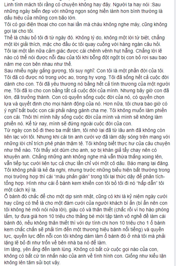 NS Xuân Hương tung chương cuối tự truyện về Thanh Bạch: Anh đã liên tục dùng những đòn tấn công đê tiện nhằm triệt đường sống của tôi-9