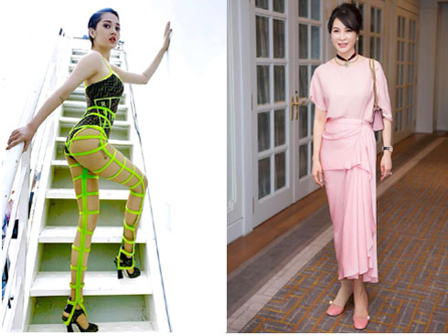 SAO MẶC XẤU: Ngọc Trinh mất điểm vì chiếc váy bầu lai váy ngủ - Miu Lê tự dìm hàng chiều cao-9