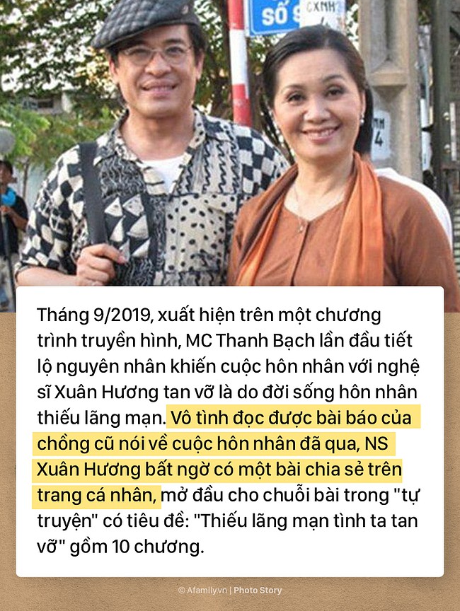 Thâm cung bí sử” hơn 20 năm vợ chồng của MC Thanh Bạch – NS Xuân Hương qua 10 chương đầy gay cấn và drama” giật mình-1