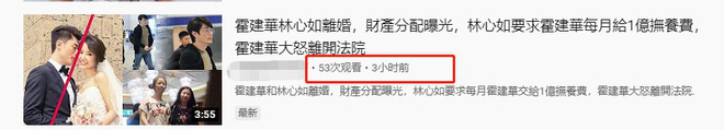 Rộ tin Lâm Tâm Như ly hôn, giành được quyền nuôi con, hàng tháng đòi Hoắc Kiến Hoa phải chu cấp 70 tỷ-2