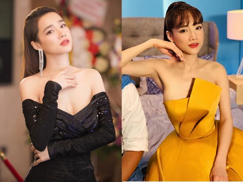 Diện đầm cúp ngực sexy, Nhã Phương khiến dân mạng lo sốt vó vì vòng 1 sắp trào khỏi váy