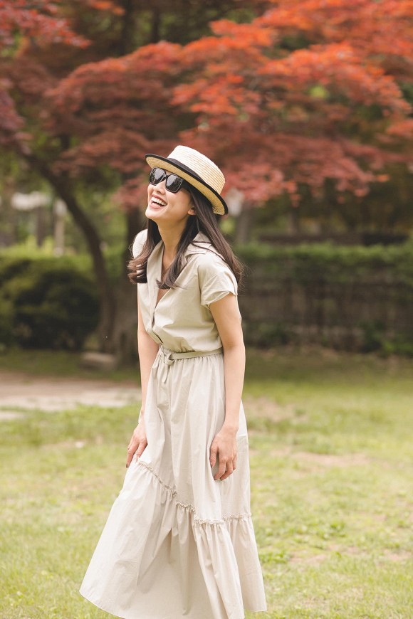 Hoa hậu Dương Mỹ Linh khoe nụ cười như toả nắng giữa trời thu Nhật Bản mộng mơ-8