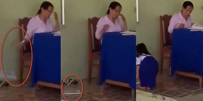 Đề xuất cảnh cáo cô giáo ném vở học sinh xuống nền gạch-1