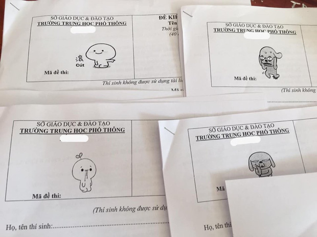 Bắt trend cực nhanh đánh mã đề bằng stickers, thầy cô dễ thương nhưng khiến học sinh thêm lý do khóc thét trong giờ thi-2