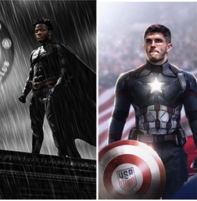 Người hâm mộ phát cuồng với bộ đôi siêu anh hùng” của Chelsea-1