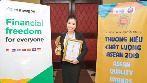 Cashwagon Việt Nam vào Top 10 Thương hiệu Asean chất lượng 2019-2