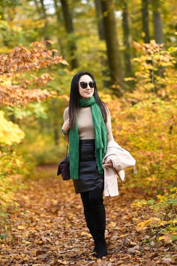 BTV Hoài Anh khoe dáng ngọt giữa mùa thu châu Âu-7