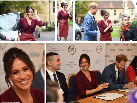 Meghan Markle xuất hiện sành điệu trong sự kiện mới nhất và bị chỉ trích là đang thao túng chồng bằng một âm mưu hoàn hảo-1