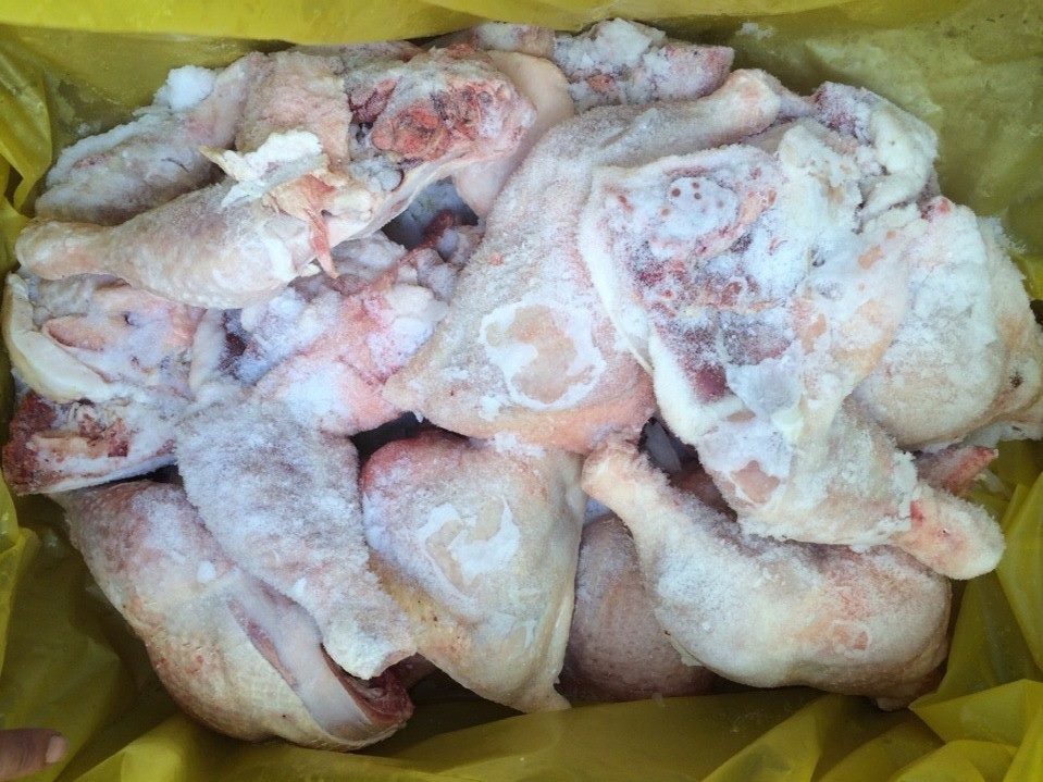 Thịt gà đông lạnh 21 ngàn/kg, nhập thoải mái không lo ép chết gà nội-1