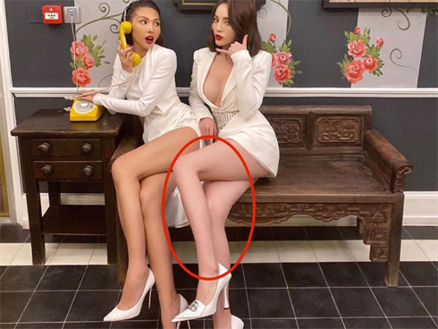 Kỳ Duyên diện mốt không nội y, Đông Nhi thả dáng với váy xẻ ngực-10