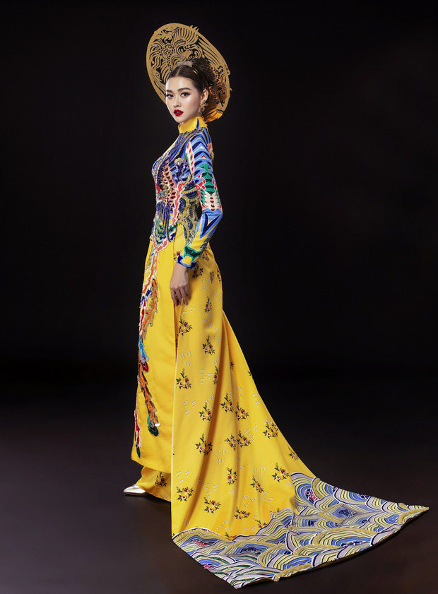 Vừa sang Nhật thi Miss International, Tường San đã tiết lộ hẳn 2 bộ áo dài cực kỳ hoành tráng để thi Quốc phục-6