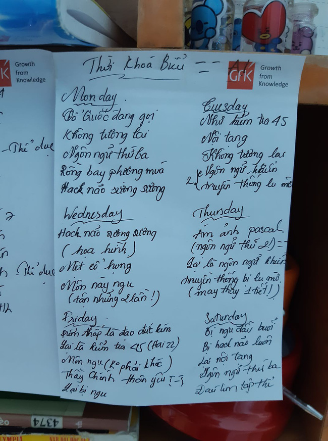 Thời khóa biểu của học sinh cấp 2 sáng tạo tới từng hạt gạo, nhưng dân mạng chỉ tò mò hỏi Hack não, không có tương lai là môn gì?-1