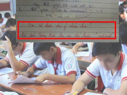 Bí quá nên điền bừa 