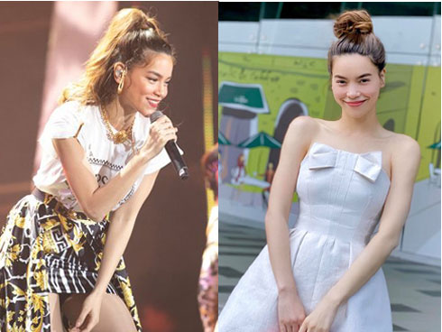 Chạy theo mốt tóc ướt, Minh Hằng - Hương Giang đánh rơi nhan sắc vì điều này-12
