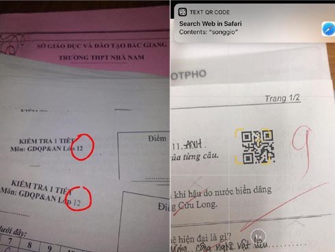 Khi giáo viên cao tay trị quay cóp bằng những mã đề bá đạo: Có đề chỉ khác nhau dấu chấm, có đề phải quét mã QR mới đọc được
