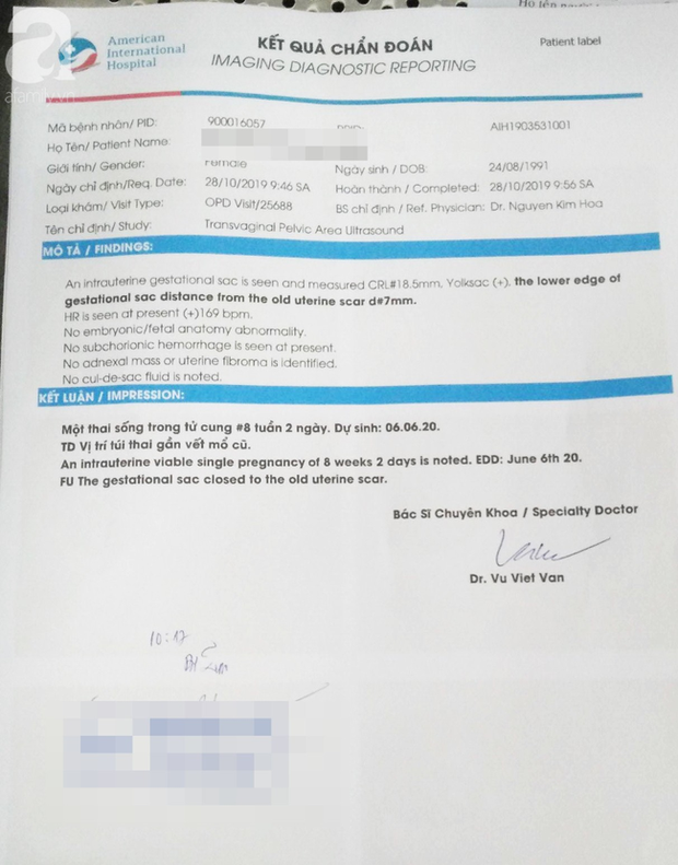Người phụ nữ 28 tuổi đứng trước nguy cơ mất con sau khi hút mỡ bụng tại BV thẩm mỹ mà không biết đang mang thai 4 tuần-2