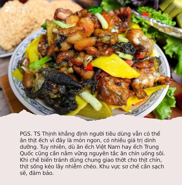 Rợn người với hình ảnh ếch Trung Quốc ngập sán bán ở chợ dân sinh: Khuyến cáo từ chuyên gia khi chế biến và ăn thịt ếch-9