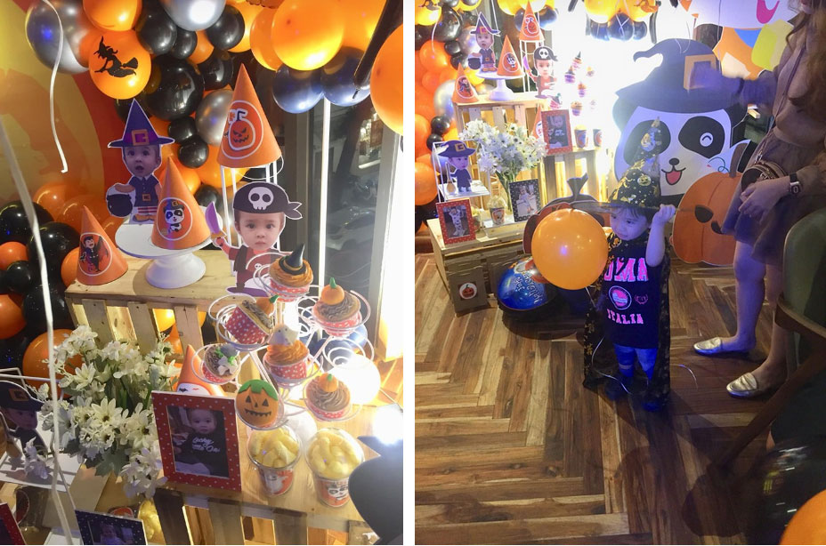 Sướng như Sữa chủ tịch nhà Hằng Túi: Tiệc sinh nhật thêm combo tiệc Halloween, bố mẹ bao hẳn nhà hàng cho cậu ấm đón tuổi lên 2-2