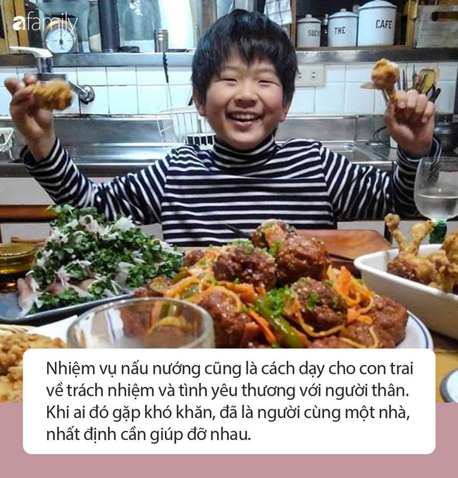 Là giám đốc nhưng ông bố 2 con sáng nào cũng dậy từ 5 giờ chuẩn bị cơm cho cả gia đình để dạy con bài học quý giá-7