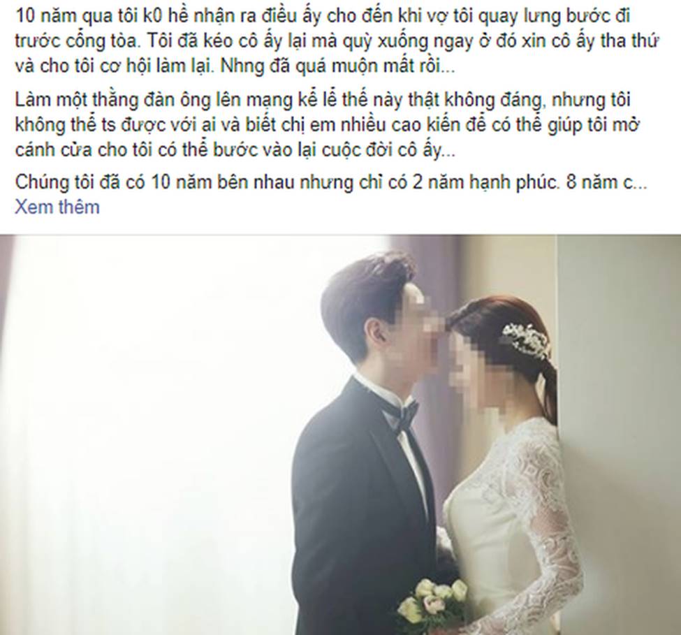 Ly hôn sau 10 năm chung sống, vợ nói câu cuối trước khi rời đi, chồng liền quỳ sụp xuống xin cơ hội ngay trước cổng tòa án-1