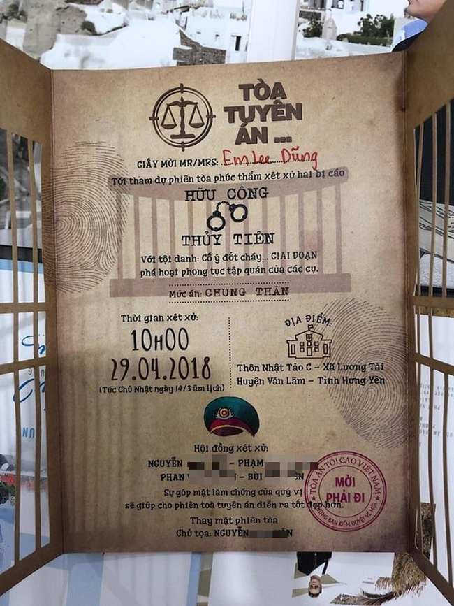 Nhận thiệp mời của đôi dâu rể, nhiều người bủn run chân tay khi vừa nhìn qua, đọc xong nội dung còn toát mồ hôi hơn nữa-3