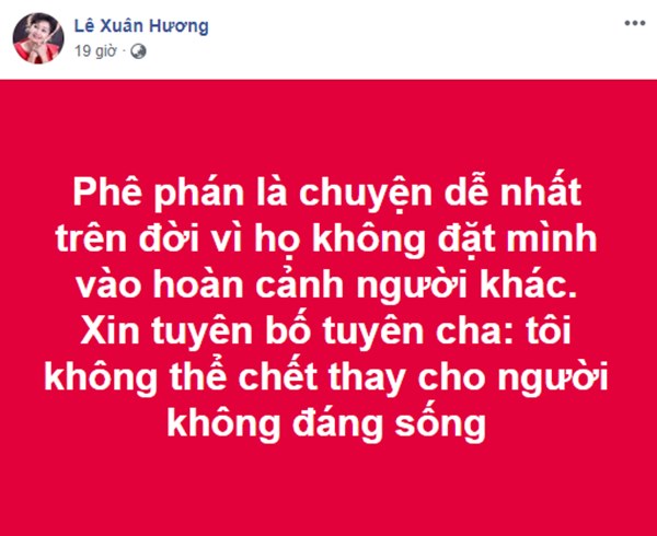 Sau 10 chương bóc phốt MC Thanh Bạch cực gay cấn, NS Xuân Hương bất ngờ ẩn ý: Tôi không thể chết thay cho người không đáng sống-1