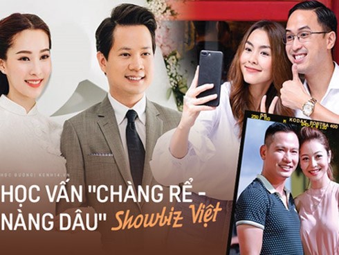 Học vấn khủng của loạt dâu rể showbiz Việt: Toàn doanh nhân thành đạt tốt nghiệp loại giỏi, thạo 4, 5 ngoại ngữ