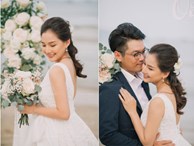 Kiều Oanh- vợ cố diễn viên người mẫu Duy Nhân rạng rỡ trong ngày cưới