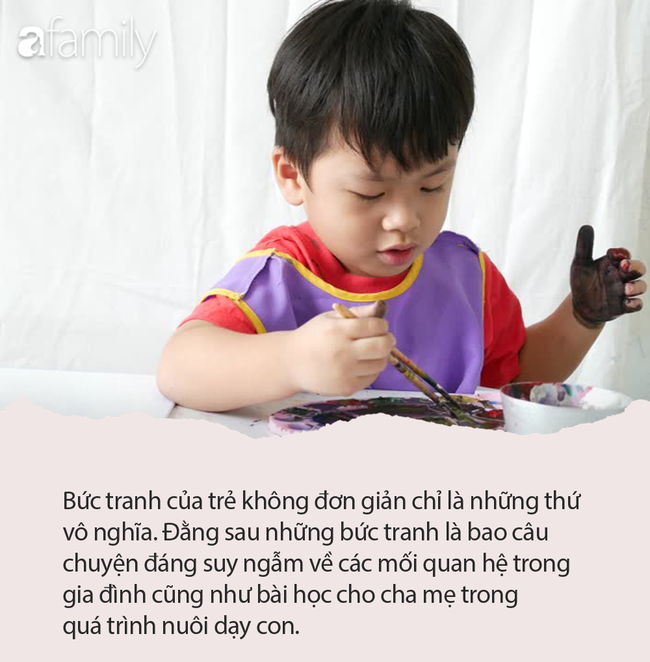 Cô giáo giao bài tập về nhà Hãy vẽ mẹ của em, mở bức tranh đầu tiên của bé 5 tuổi liền giật mình gọi cho phụ huynh-2